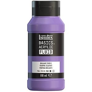 BASICS ACRYLIC FLUID TUBE 118ML - 394 BRILLIANT PURPLE