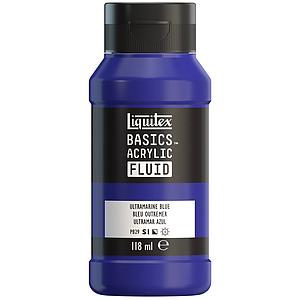 BASICS ACRYLIC FLUID TUBE 118ML - 397 ULTRAMARINE BLUE