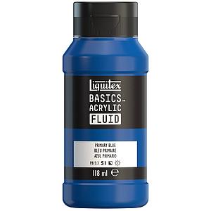 BASICS ACRYLIC FLUID TUBE 118ML - 399 PRIMARY BLUE