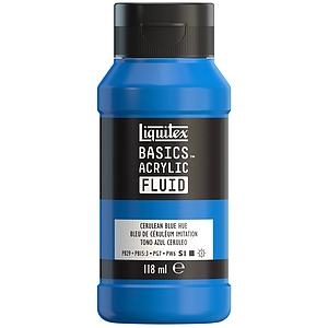 BASICS ACRYLIC FLUID TUBE 118ML - 400 CERULEAN BLUE HUE