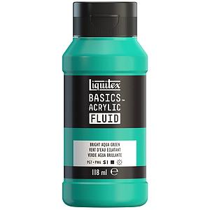 BASICS ACRYLIC FLUID TUBE 118ML - 403 BRIGHT AQUA GREEN