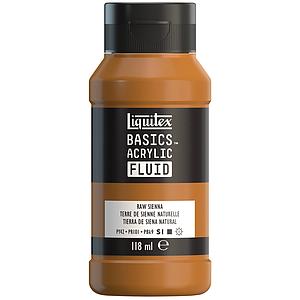 BASICS ACRYLIC FLUID TUBE 118ML - 407 RAW SIENNA