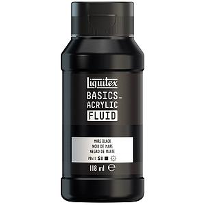 BASICS ACRYLIC FLUID TUBE 118ML - 417 MARS BLACK
