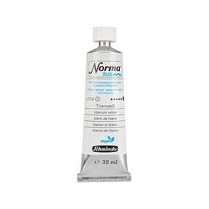 NORMA BLUE WATERMIXABLE OILPAINT TUBE 35ML S1 - 114 TITANIUM WHITE