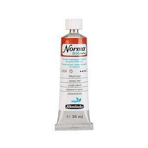 NORMA BLUE WATERMIXABLE OILPAINT TUBE 35ML S1 - 304 POPPY RED