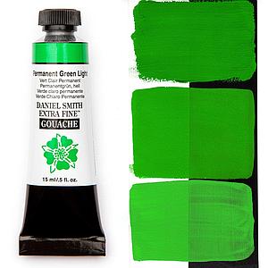 EXTRA FINE GOUACHE TUBE 15ML - PERMANENT GREEN LIGHT