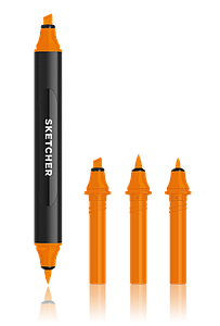 SKETCHER CARTRIDGE BRUSH MARIGOLD