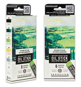 OILSTICK SET 6X12ML - STYLIZED LANDSCAPE