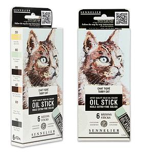 OILSTICK SET 6X12ML - TABBY CAT