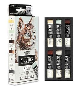OILSTICK SET 6X12ML - TABBY CAT