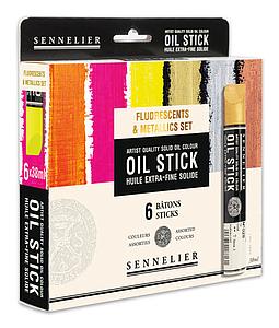 OILSTICK SET 6X38ML - FLUO & METALLICS SET