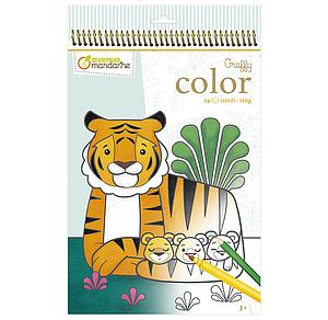 GRAFFY POP KLEURPLATEN - WILDE DIEREN - 120G - 24VEL