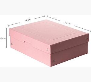 PASTEL BOXES KARTON 10CM DINA4 - ROSE