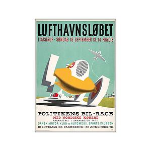 LUFTHAVNSLOBET DANSK PLAKATKUNST 50x70CM