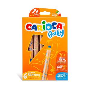 BABY 1+ KLEURWASKRIJTJES SET - 6ST + SLIJPER