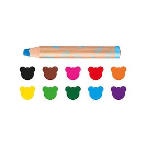 BABY 1+ KLEURWASKRIJTJES SET - 10ST + SLIJPER