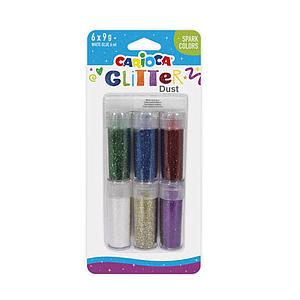 GLITTER DUST SPARK SET - 6X9GR + LIJM