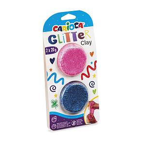 GLITTER CLAY SET 2 - 2X20G
