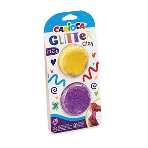 GLITTER CLAY SET 3 - 2X20G
