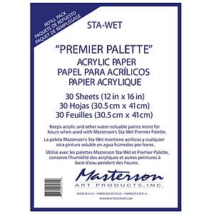 STA-WET PREMIER ACRYLIC PAPER 30ST - 30.5x41CM