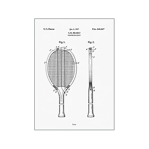 TENNIS RACKET - BOMEDO - 30X40CM