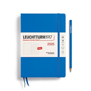 AG2025 WEEKLY PLANNER & NOTEBOOK A5 - SKY