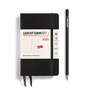 AG2025 WEEKLY PLANNER A6 - BLACK