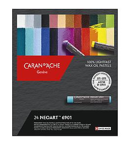 NEOART 6901 WAX OLIEPASTEL SET - 24ST