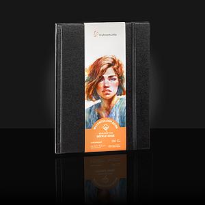 WATERCOLOUR BOOK 100% COTTON DECKLE EDGE PORTRET 250G 60VEL 10.3x15.3CM