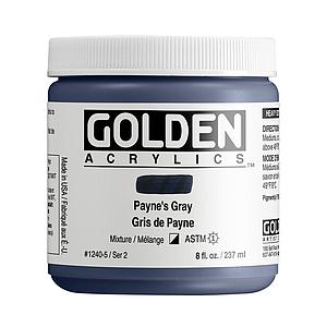 ACRYL HEAVY BODY POT 237ML - 1240 PAYNE'S GREY