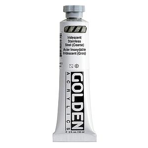 ACRYL HEAVY BODY TUBE 59ML - 4027 IRIDESCENT STAINLESS STEEL (COARSE)